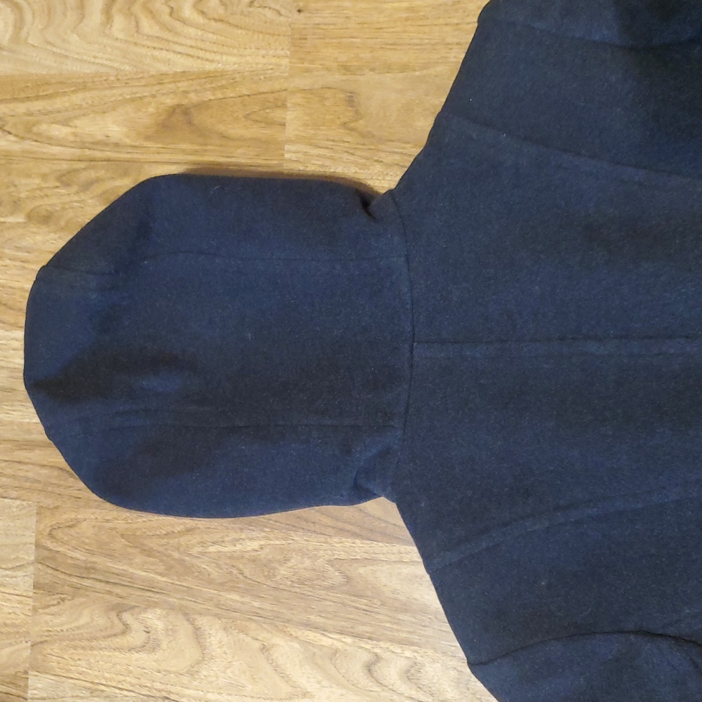 London Fog Charcoal Hooded Peacoat Jacket Womens Size PL - Picture 11 of 15